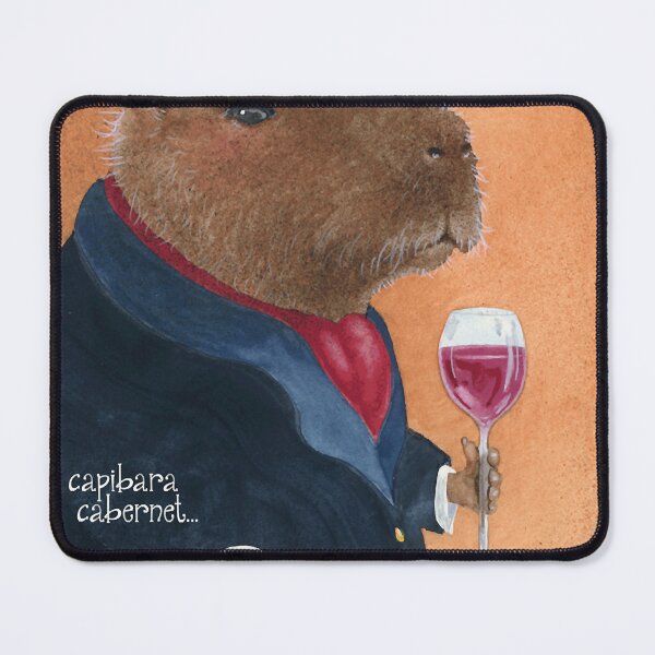 Item preview, Will Bullas tee capybara cabernet designed and sold by RosaGuerra12.