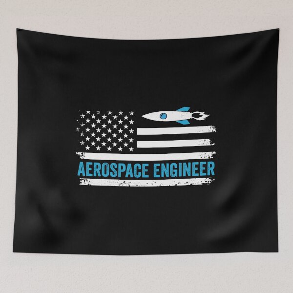 Item preview, Aerospace Engineer Distressed Vintage USA Flag Rocket: Funny Aerospace Engineering Gift designed and sold by Adexyl.