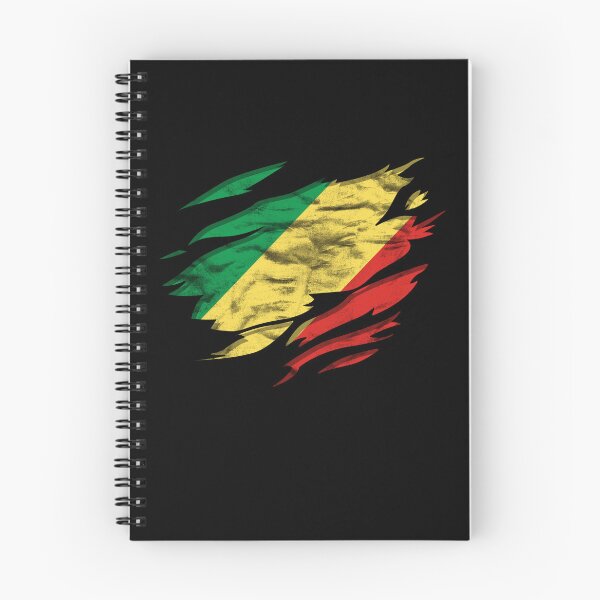 Item preview, Ripped Rip Open Republic of Republic of the Congo Flag Palm designed and sold by rafaeltto.