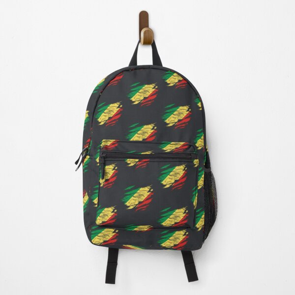 Item preview, Ripped Rip Open Republic of Republic of the Congo Flag Palm designed and sold by rafaeltto.