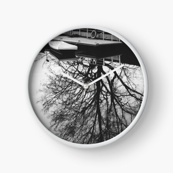 Item preview, Bare tree reflection in still water lake designed and sold by CarolinaReina.