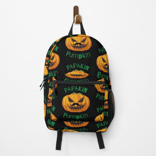 Item preview, Papakin Pumpkin (in black) - Funny Halloween Pumpkin Head designed and sold by CosmicStory.