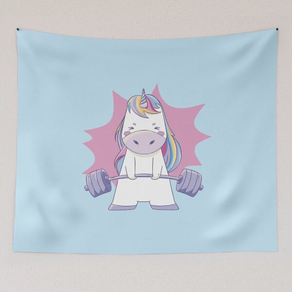 Item preview, Weightlifting Unicorn designed and sold by DerSenat.