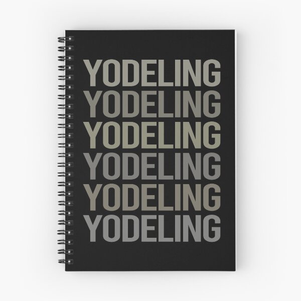 Item preview, Gray Text Art Yodeling Yodel designed and sold by StoreCalamity.