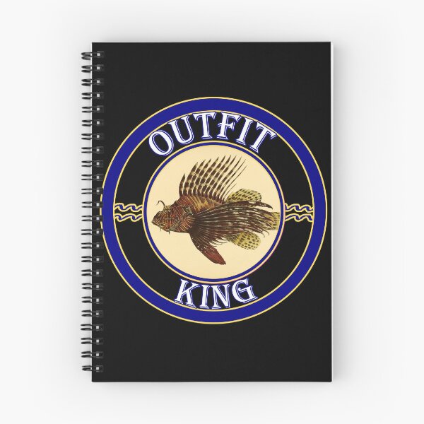 Item preview, 'Outfit King' Old Book Lionfish Graphic - Funny Quotes Designs for T-shirts, stickers and other accessories. designed and sold by Ridiculam Toga.