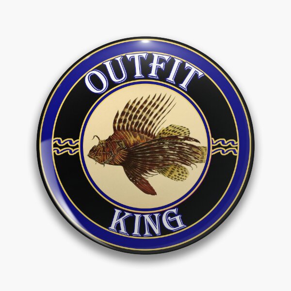Item preview, 'Outfit King' Old Book Lionfish Graphic - Funny Quotes Designs for T-shirts, stickers and other accessories. designed and sold by Ridiculam Toga.