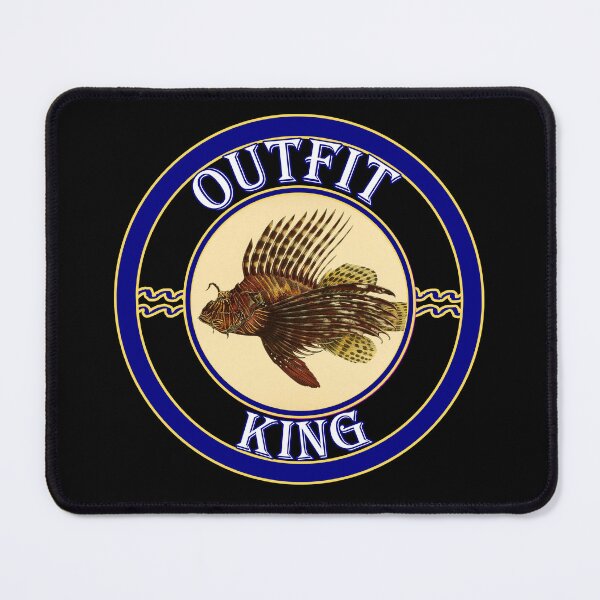 Item preview, 'Outfit King' Old Book Lionfish Graphic - Funny Quotes Designs for T-shirts, stickers and other accessories. designed and sold by Ridiculam Toga.