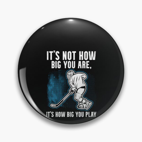 Hockey Gifts for Player & Fans Funny Quote What The Puck Ice Hockey Pin