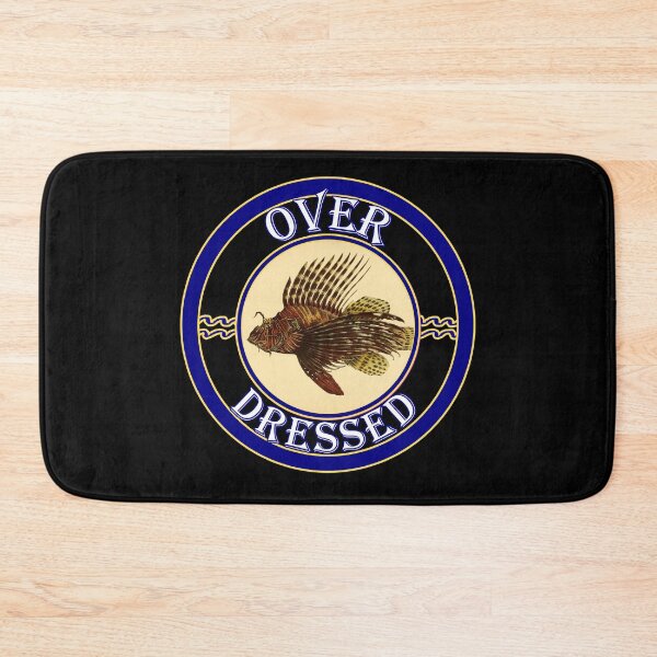 Item preview, 'Over Dressed' Old Book Lionfish Graphic - Funny Quotes Designs for T-shirts, stickers and other accessories. designed and sold by Ridiculam Toga.