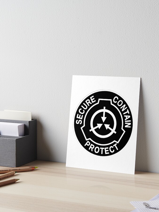 SCP Patch - inverted - Scp Foundation - Posters and Art Prints