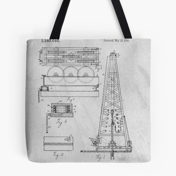 Item preview, Oil Rig Patent designed and sold by peanutroaster.