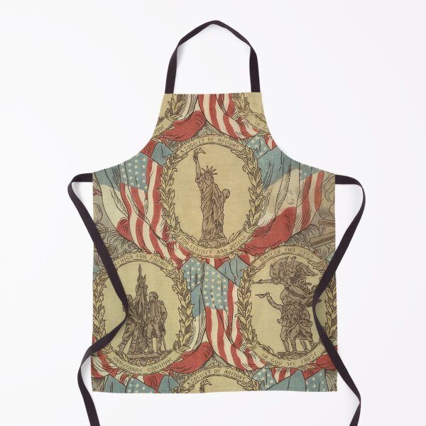 Item preview, A Time-Worn Symbol: Vintage Statue of Liberty Embracing Transatlantic Unity designed and sold by HistoryDesigns.