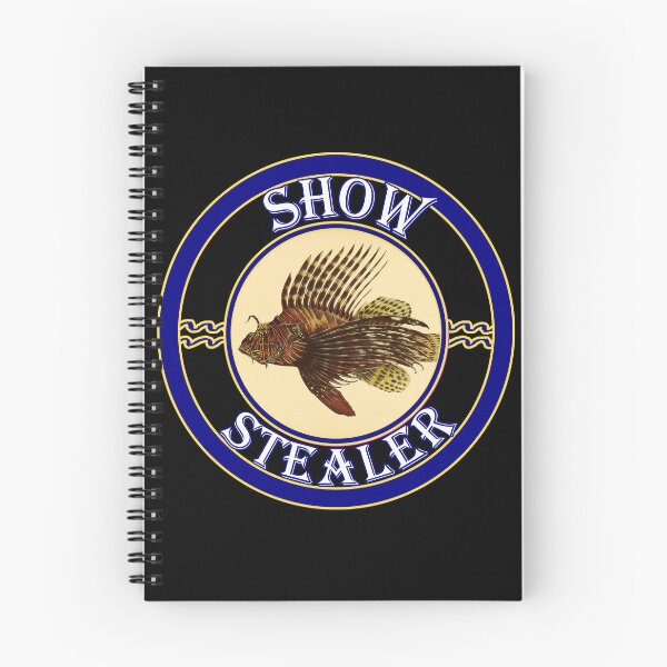 Item preview, 'Show Stealer' Old Book Lionfish Graphic - Funny Quotes Designs for T-shirts, stickers and other accessories. designed and sold by Ridiculam Toga.