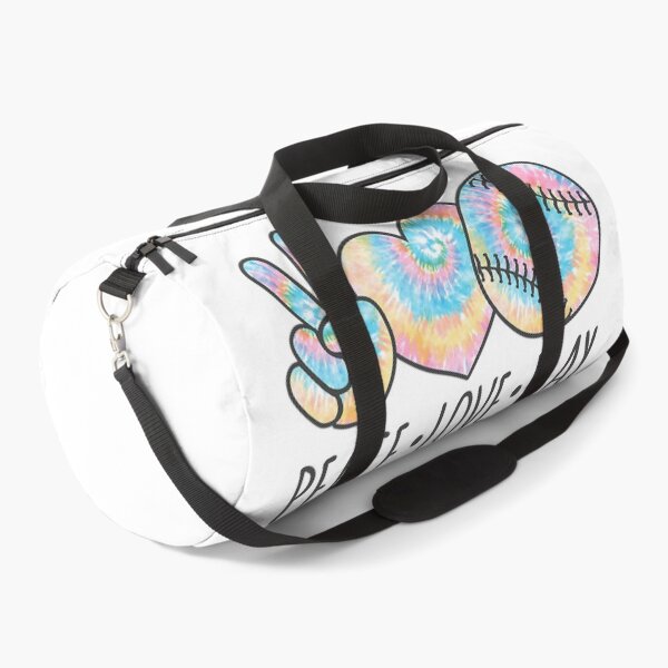 Item preview, Peace Love Play Tie Dye Softball For Teen Girls designed and sold by MichelSorour.