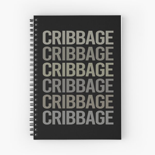 Item preview, Gray Text Art Cribbage Crib designed and sold by StoreCalamity.