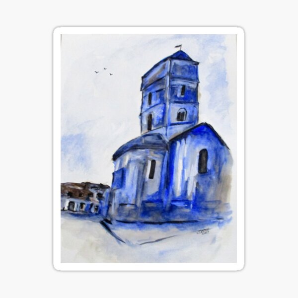 Once A Church Sticker
