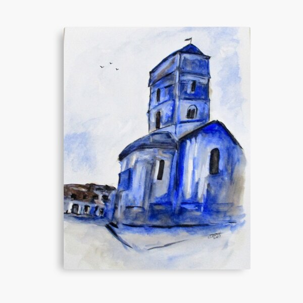 Once A Church Canvas Print