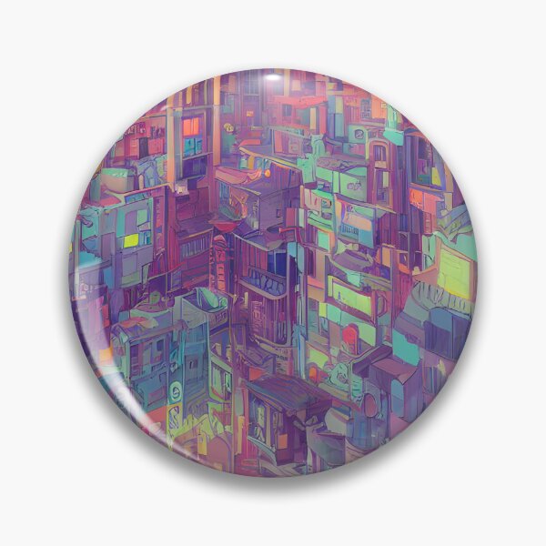 Item preview, A colorful city. designed and sold by Misterplankton.