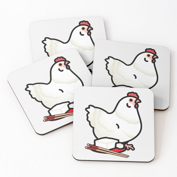 Item preview, Custom Chubby White Tofu Chicken designed and sold by birdhism.