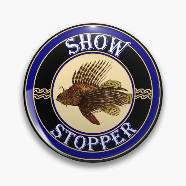Item preview, 'Show Stopper' Old Book Lionfish Graphic - Funny Quotes Designs for T-shirts, stickers and other accessories. designed and sold by Ridiculam Toga.