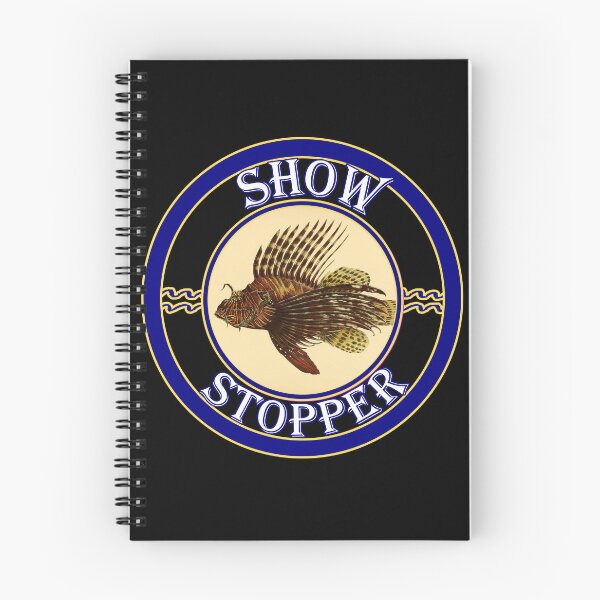 Item preview, 'Show Stopper' Old Book Lionfish Graphic - Funny Quotes Designs for T-shirts, stickers and other accessories. designed and sold by Ridiculam Toga.