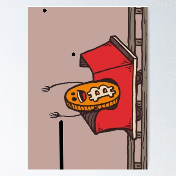 Item preview, Bitcoin Rollercoaster Guy designed and sold by theantnest.