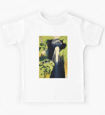 Katsushika Hokusai - Wasserfall an der Kiso Road Kinder T-Shirt