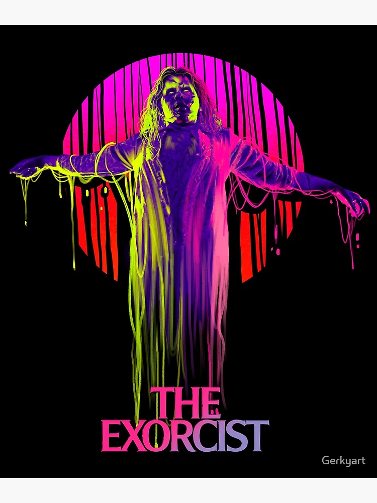 Discover The Exorcist Neon Premium Matte Vertical Poster