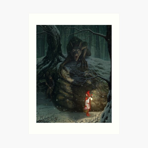 Through the Woods Art Print