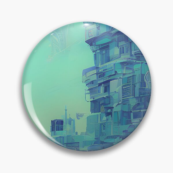 Item preview, A blue city.  designed and sold by Misterplankton.