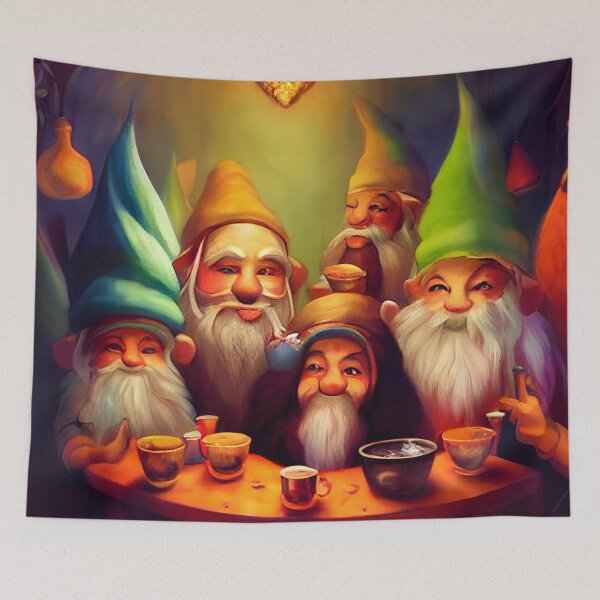Item preview, Dwarves Spilling Secrets designed and sold by Foodcolored.