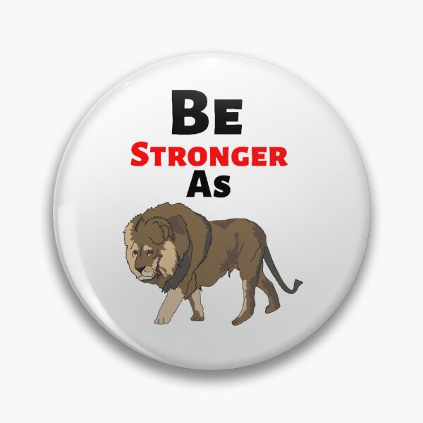 Item preview, BE STRONGER AS LION STCKERS & T-SHIRTS designed and sold by Kalash12.