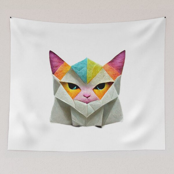 Artikelvorschau, Origami-Katze_4 entworfen und verkauft von UniqeDesign.