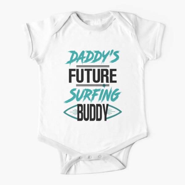 Le futur copain de surf de papa. Cadeau de fête des pères. Body manches courtes