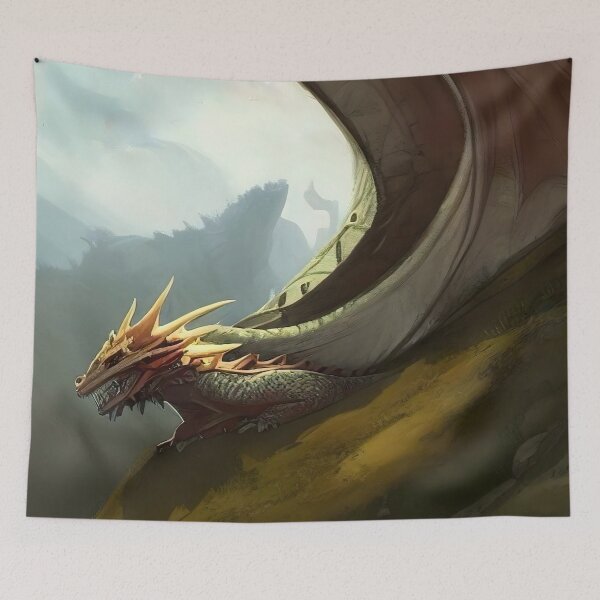 Item preview, Resting Dragon designed and sold by DiscoGypsyFish.