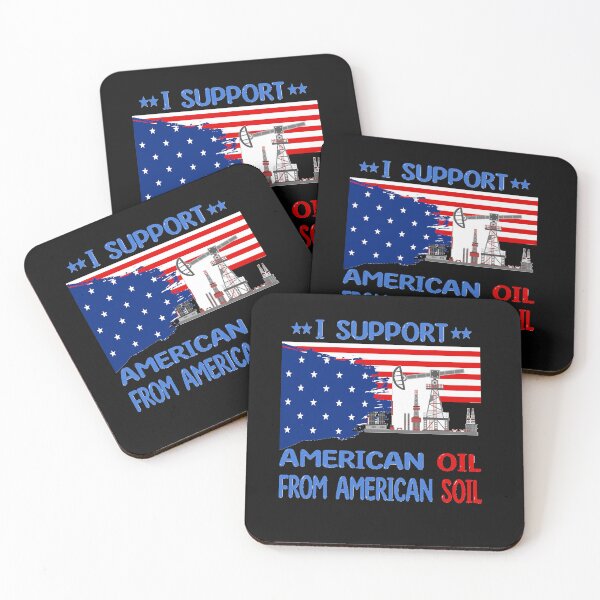 Item preview, I Support American Oil From American Soil Yookabb designed and sold by RhondaFisher.