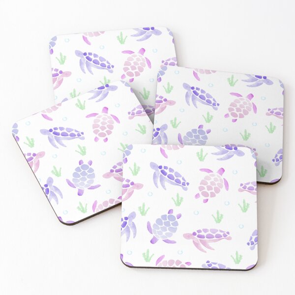 Item preview, Sea turtle watercolor pattern designed and sold by Aoxydesign.