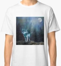 Lone Wolf Moon Classic T-Shirt