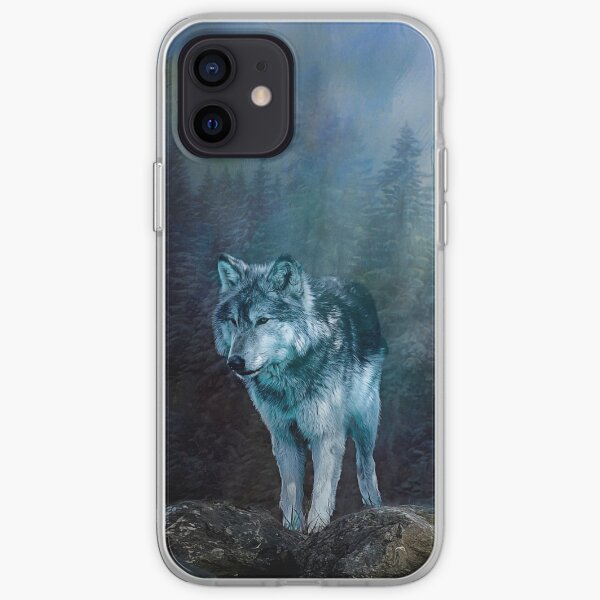 Lone Wolf Moon iPhone Soft Case
