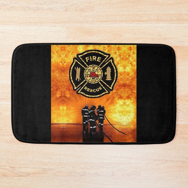 Item preview, Firefighter Rescue Hats And Fire Extinguishers designed and sold by RiaMerz.