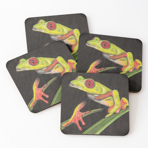 Item preview, Tree frog #1, drawn for my departed Papa designed and sold by DigitalEurydice.