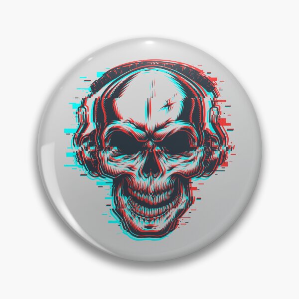 Item preview, Glitch Skull designed and sold by blip1337.