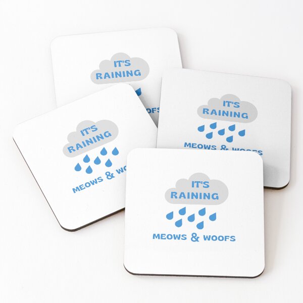Item preview, its raining cats and dogs designed and sold by Glitches 16.