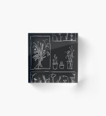 wildflowers Acrylic Block
