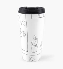 wildflowers illustrated print Travel Mug