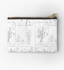 wildflowers illustrated print Studio Pouch