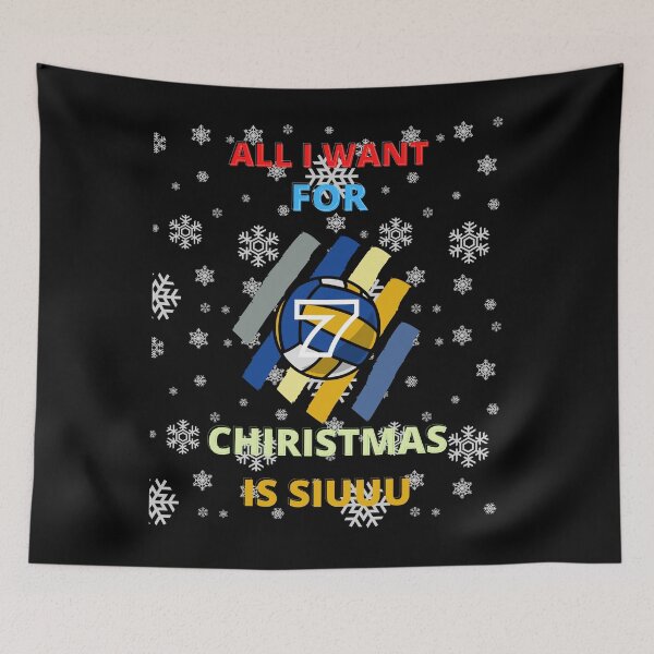 Item preview, All I Want For Christmas Is Siuuu 7 designed and sold by 4you-shop.