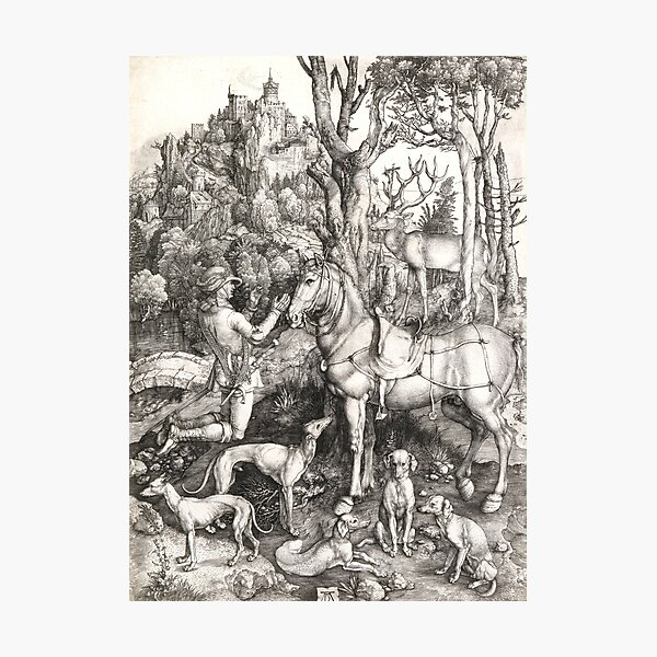 Item preview,  Saint Eustace Albrecht Dürer  designed and sold by OldTimeArt.
