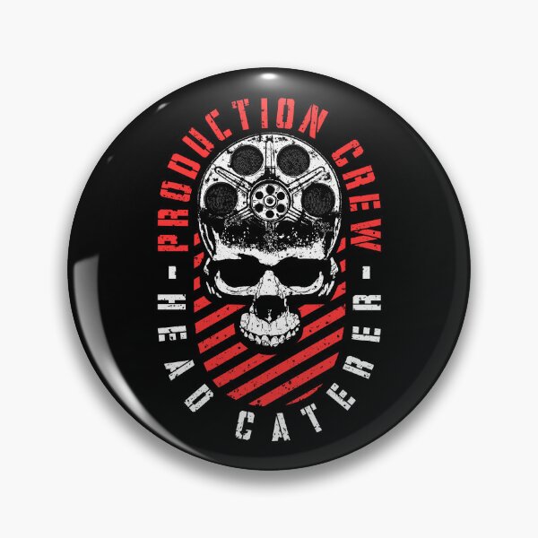 Item preview, Production Crew Head Caterer Movie Film Halloween Skull designed and sold by GrandeDuc.