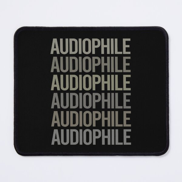 Item preview, Gray Text Art Audiophile designed and sold by TartSpiderWeb.